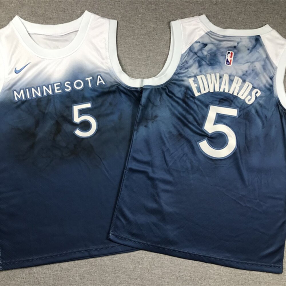 Youth Minnesota Timberwolves Anthony Edwards Jersey